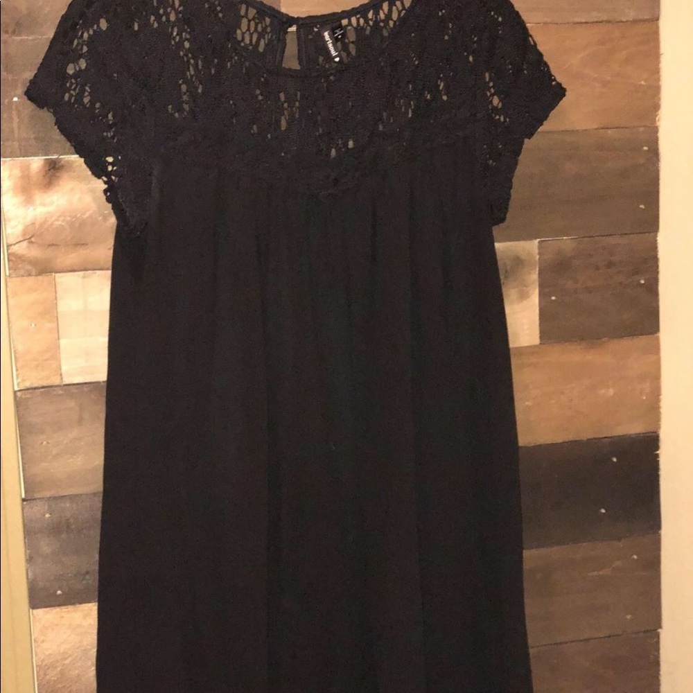 Black flowy dress